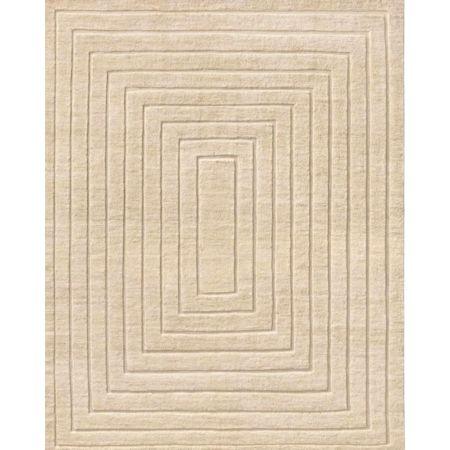 New Handmade Burbur Knotted Wool Rug
